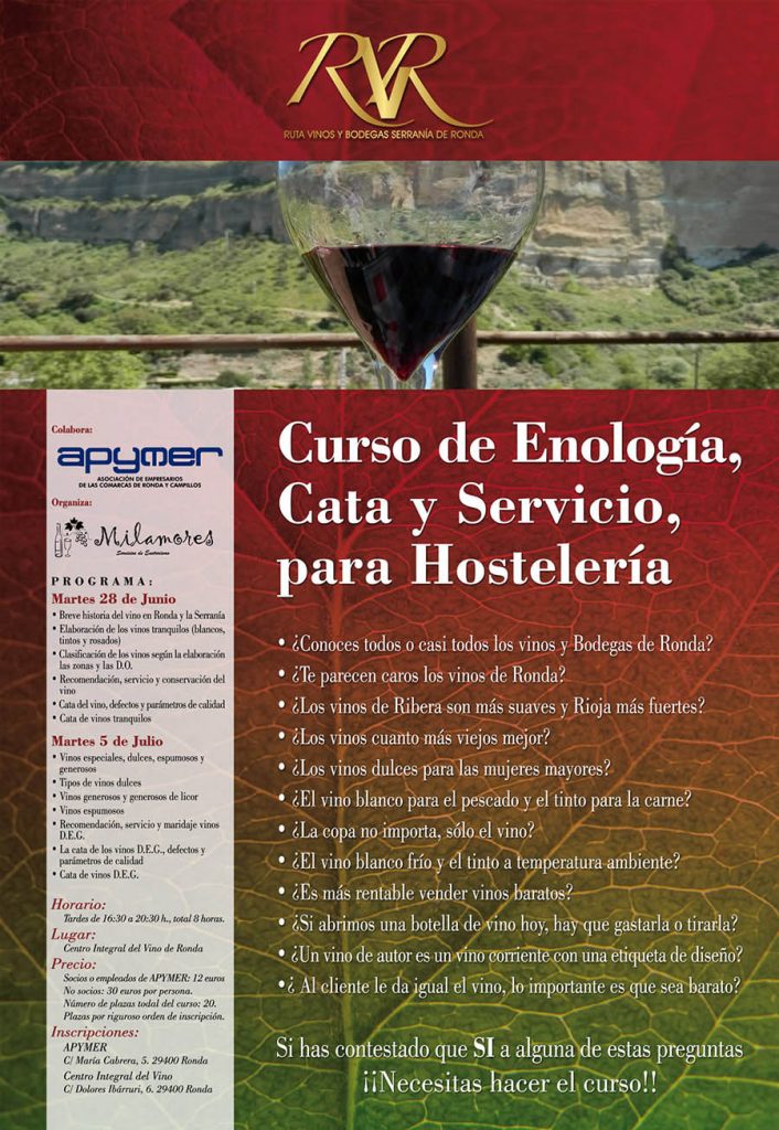 Cartel Enología RVR